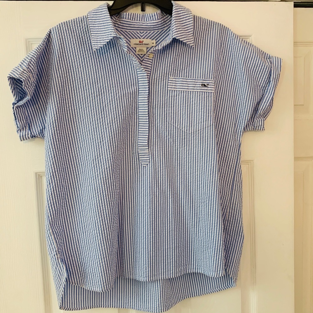Women’s Vineyard Vines Whale Shirt Size 14